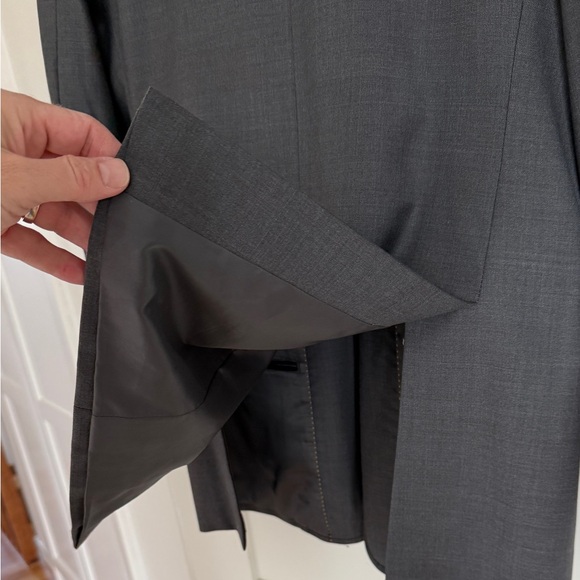 Designer Blazer 2 button grey 40 short - Picture 2 of 6